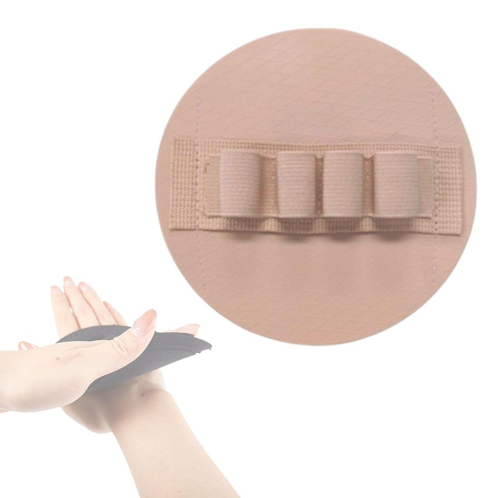 AIYUNC Exfoliating Gloves, Body Scrubber Bath Shower Silicone Exfoliates Gently for Shower, Spa, Dead Skin Cell Remover Pink,5.3inch
