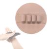 AIYUNC Exfoliating Gloves, Body Scrubber Bath Shower Silicone Exfoliates Gently for Shower, Spa, Dead Skin Cell Remover Pink,5.3inch view 1