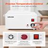 VEVOR Single Wax Warmer, 3000ML 300W Professional Wax Warmer for Hair Removal, 32 - 248  Adjustable & Non-Stick Waxing Heater Pot with 100PCS Waxing Sticks for Home Use, Beauty Salon, Spa view 3