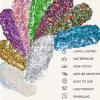 Blue Body & Face Glitter Stick,WaterproofLong-LastingSparkling for Singer Concert Outfits, Festival Rave Mermaid Accessories Chunky Glitter Makeup for Women (06# Blue) view 2
