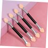 BAZEITFLOW 30pcs Double Sided Eye Shadow Brush Makeup Tools Latex Applicators for Women Boys and Girls view 4