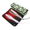 2 in 1 Hair Tools Organizer and Heat Resistant Mat with Zipper Dustproof Travel Hair Straightener Bag for Flat Iron Hot Tools and Haircare Accessories, Japanese Lucky Cat Travel Essentials view 2