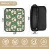 2 in 1 Hair Tools Organizer and Heat Resistant Mat with Zipper Dustproof Travel Hair Straightener Bag for Flat Iron Hot Tools and Haircare Accessories, Japanese Lucky Cat Travel Essentials view 4