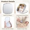12 Pcs Customizable Pocket Mirrors for Sublimation, Travel Double-Sided Magnification Mirrors for Makeup view 2