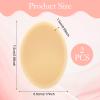 2 Pack Makeup Sponge For Foundation, Oval Puff Beauty Egg Foundation Sponge, Professional Latex Free Makeup Sponges for Eye Foundations Blush Application, Forehead Cheeks Dry and Wet (Skin Tone,Pink) view 2