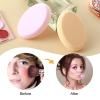 2 Pack Makeup Sponge For Foundation, Oval Puff Beauty Egg Foundation Sponge, Professional Latex Free Makeup Sponges for Eye Foundations Blush Application, Forehead Cheeks Dry and Wet (Skin Tone,Pink) view 4