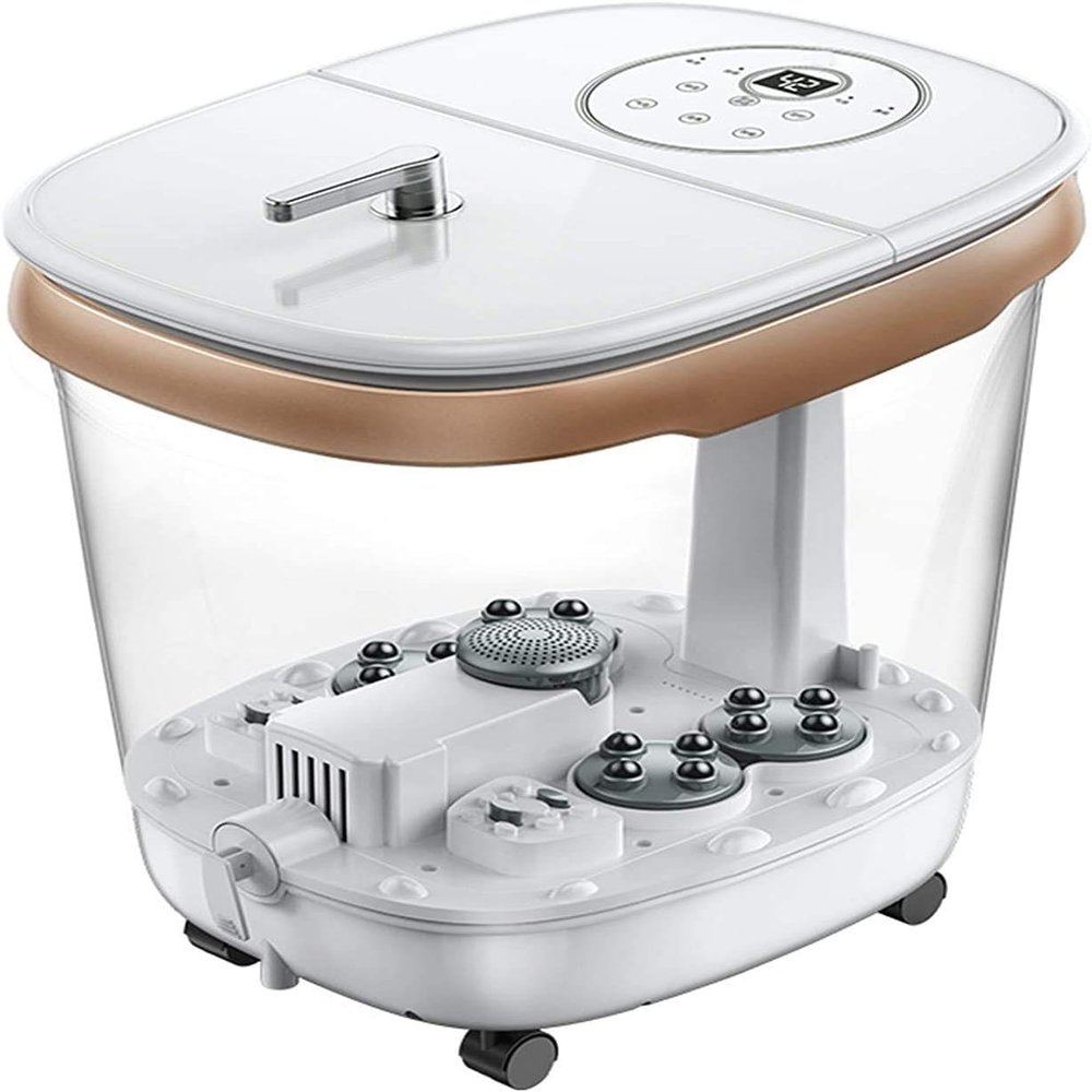 3 in 1 Foot Spa/Bath AGER Soak - with Heat, Digital Temperature Control Fumigation and Soaking Bath Over The Calf, Acupressure Age Points Stress Relief Spa