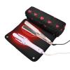 2 in 1 Hair Tools Organizer with Heat Resistant Mat Large Capacity Hair Straighteners Organizer for Curling Iron Straightener Flat Hair Dryer, Stripe Simple Line Art Heart Valentine Travel view 2