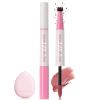 2 in1 Freckle Blush Pen, Light Brown Faux Freckle Stamp Pen Soft Pink Liquid Blush for Natural Sunkissed Makeup, Face Natural Lifelike Waterproof Long Lasting Quick Dry Fake Freck Tint Marker Pen view 1