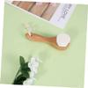 Healvian Wooden Long Handle Facial Cleansing Brush for Deep Pore Cleaning Facial Scrub Brush for Curly Hair view 2