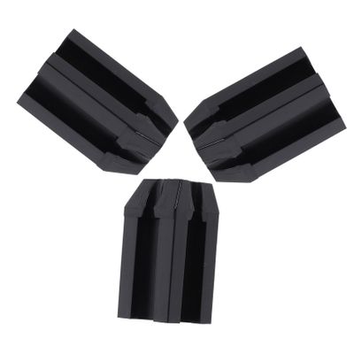 GALPADA 15pcs Eyebrow Pencil Sharpener Four-Sided Cosmetic Tool for Precise Makeup Application Lightweight and Design for Easy Carrying Black