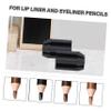 GALPADA 15pcs Eyebrow Pencil Sharpener Four-Sided Cosmetic Tool for Precise Makeup Application Lightweight and Design for Easy Carrying Black view 2