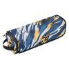 2 in 1 Hair Tools Organizer and Heat Resistant Mat Large Capacity Hair Straighteners Organizer for Straigheners, Curling Iron, Hair Dryer, Blue Animal Print Portable Travel Essentials view 1