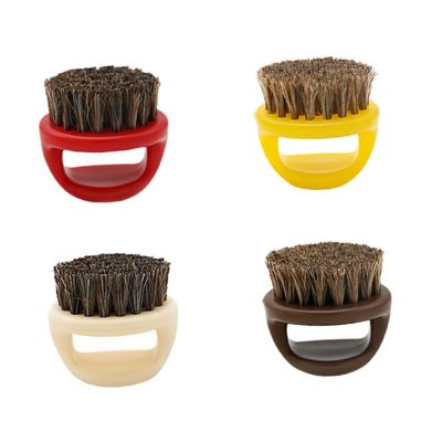 Healvian 4pcs Beard Comb Brush Beard Brush Kit for Styling Portable Easy to Use Random Color