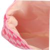VALICLUD Portable Period Storage Pouch for Women, Compact Pink Zipper Bag view 3