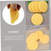 Beaupretty 50pcs Round Facial Cleansing Sponges Soft and Gentle Face Washing Sponges for Makeup Removal Design for Daily Skincare Routine and Easy Use view 3