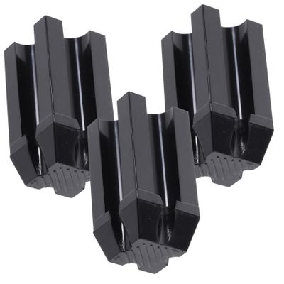 GALPADA 9pcs Dual Makeup Pencil Sharpeners Compact Eyebrow Eyeliner Tools for Effortless Precision Black Design for Cosmetic Pencils