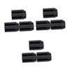 GALPADA 9pcs Dual Makeup Pencil Sharpeners Compact Eyebrow Eyeliner Tools for Effortless Precision Black Design for Cosmetic Pencils view 4
