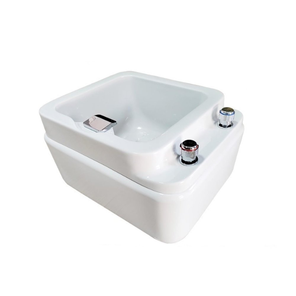 Acrylic Spa Footbath, Nail Salon Pedicure Bowl Foot spa, with Age Special for Hotel Bath Club Sturdy Tubs, Soaking Feet Basin