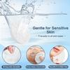 60-Count Compressed Facial Sponges Natural Cellulose - Reusable Professional Face Sponge for Cleansing, Exfoliating & Makeup Removal, Gentle Spa Skincare Tools for Travel Home Bath (White) view 2