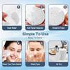 60-Count Compressed Facial Sponges Natural Cellulose - Reusable Professional Face Sponge for Cleansing, Exfoliating & Makeup Removal, Gentle Spa Skincare Tools for Travel Home Bath (White) view 3