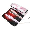 2 in 1 Hair Tools Organizer and Heat Resistant Mat Large Capacity Hair Tool Organizer for Curling Iron Straightener Flat Hair Dryer, Symmetrical Pink Butterfly Women Essentials Storage view 2