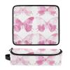 2 in 1 Hair Tools Organizer and Heat Resistant Mat Large Capacity Hair Tool Organizer for Curling Iron Straightener Flat Hair Dryer, Symmetrical Pink Butterfly Women Essentials Storage view 3
