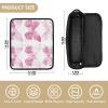 2 in 1 Hair Tools Organizer and Heat Resistant Mat Large Capacity Hair Tool Organizer for Curling Iron Straightener Flat Hair Dryer, Symmetrical Pink Butterfly Women Essentials Storage view 4