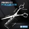JASON Hair Cutting Scissors Shears- 6" 2 in 1 With Detachable Comb Silver view 4