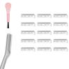 Facial Razor Replacement Blades Be suitable for Tweezerman Stainless steel blade.Pack of 15 (No handle included) view 1