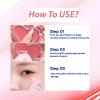 4 Colors Set Radiance Multi Purpose Watery Glossy Blusher Makeup Highlighter, Glazed Matte Shimmer Makeup Blusher Cream Set (Set A) view 3