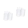 ABOOFAN Cotton Swab Box Makeup Organizer Desktop Storage Container for Cotton Pads and Swabs and Stylish Girl Supply for Vanity Bathroom Use view 1