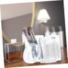 ABOOFAN Cotton Swab Box Makeup Organizer Desktop Storage Container for Cotton Pads and Swabs and Stylish Girl Supply for Vanity Bathroom Use view 2
