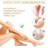 Crystal Hair Eraser, Painless Hair Removal Tool, Reusable Hair Remover for All Body Parts (Gold) view 4