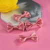 Cats Hair Clip Bows,5-pack, Bowknot Hair Clip for Short Hair Dogs Puppy Kitten,Golden Retriever,French Bulldog,Labrador.German shepherds Yorkshire Grooming Products,Daily or Festival (Bean pink) view 2