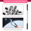 2 Pieces Facial Hair Remover Spring Eyebrow Face Epilator Threading Tool Remove Hair from Upper Lip, Chin, Cheeks and Neck for Women Girls or Men (Black) view 3