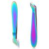 2 Pcs Mini Cuticle Cutter Stainless Steel Cuticle Trimmer for Manicure and Pedicure Professional Cuticles Nippers Pointed Tip Hangnail Clippers Trimmer Tweezers for Finger Toe Dead Skin Remove view 1