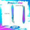 2 Pcs Mini Cuticle Cutter Stainless Steel Cuticle Trimmer for Manicure and Pedicure Professional Cuticles Nippers Pointed Tip Hangnail Clippers Trimmer Tweezers for Finger Toe Dead Skin Remove view 2