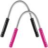 2 Pieces Facial Hair Remover Spring Eyebrow Face Epilator Threading Tool Remove Hair from Upper Lip, Chin, Cheeks and Neck for Women Girls or Men (Black, Rose Red) view 1