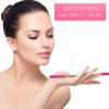 2 Pieces Facial Hair Remover Spring Eyebrow Face Epilator Threading Tool Remove Hair from Upper Lip, Chin, Cheeks and Neck for Women Girls or Men (Black, Rose Red) view 4