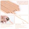 BOHUIZ 12Pcs Barber Pencil with 2 Sharpener, Beige Skin Tone Magic Hairline Pencils for Lineup Beard Shaping Beard Guide Pen Barber Chalk for Beards Hair Makeup Design for Men view 3