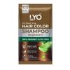 LYO Gray hair dye shampoo 03 (Golden Brown) 30 ML.2 Packs. view 1