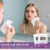 Pack of 200 Makeup Remover Wipes Individually Wrapped,Lavender Scent,Face Cleansing Wipes Bulk, Travel Towelette Makeup Remover Cloth for Face Cleansing Skin Care Remove Makeup view 4