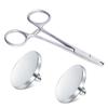DJCIW 5mm Jaw Piercing Ball Removal Tool,Stainless Steel Piercing Pliers To Change Jewelry, Dermal Anchor Forceps for Dermal Tops,Nose Septum Lip Ring Earrings, Easy to Unscrew or Screw Piercing Balls view 1