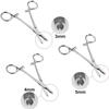 DJCIW 5mm Jaw Piercing Ball Removal Tool,Stainless Steel Piercing Pliers To Change Jewelry, Dermal Anchor Forceps for Dermal Tops,Nose Septum Lip Ring Earrings, Easy to Unscrew or Screw Piercing Balls view 2