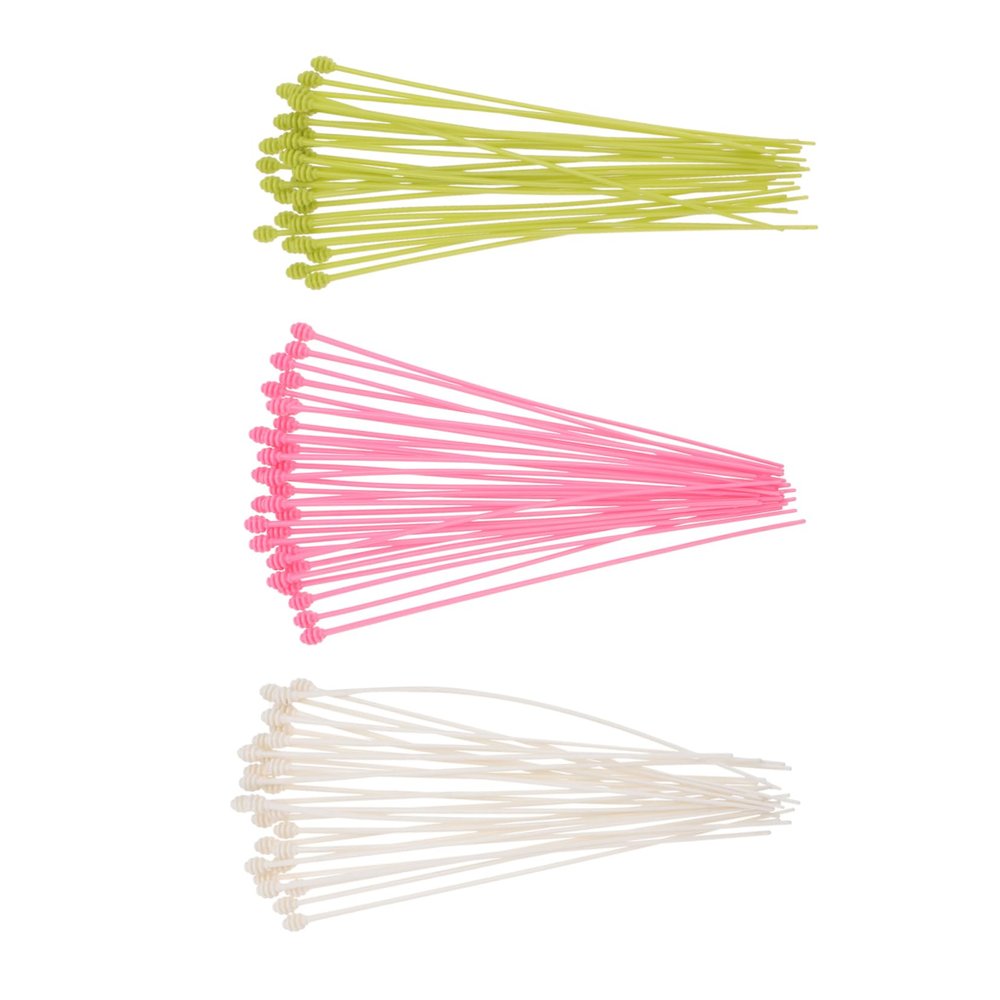 Beaupretty Plastic Perming Needles 3-Piece Set Long Hair Curler Clips for Hairdressing Non-Slip Styling Tools for Women and Girls Random Color