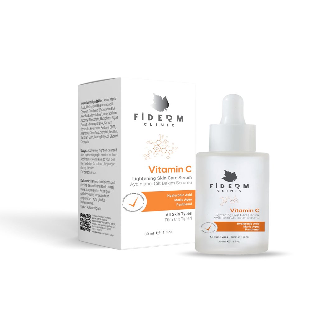 Airobazar Vitamin C Face Cream with Algae Extract, Dark Spot Corrector, Skin Tone Evening Treatment, 1 fl oz
