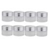 Beaupretty 8pcs Glass Cosmetic Jars Refillable Empty Cream Containers for Travel and Stylish Storage for Lotion Essential Oils view 1