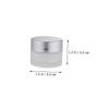 Beaupretty 8pcs Glass Cosmetic Jars Refillable Empty Cream Containers for Travel and Stylish Storage for Lotion Essential Oils view 2