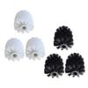 PLAFOPE 6Pcs Brush Replacement Heads Plastic Brush Refills for Bathroom Bowl Each Compact Easy to Store Cleaning view 1